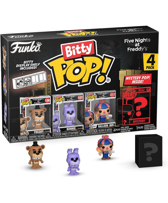 FNAF Bitty Pop: Freddy 4pk
