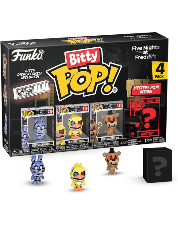 FNAF Bitty Pop: Nightmare Bonnie 4pk