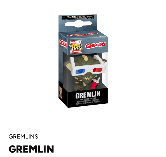 Pop Keychain: Gremlins- Gremlin w/3DGlass