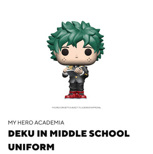 MHA- Deku In Middle School Uniform