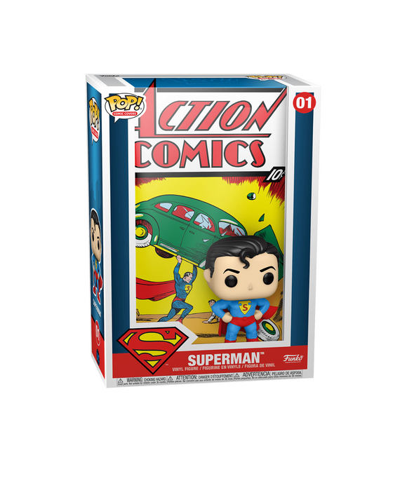 Pop Vinyl Comic Cover: DC- Superman Action Comic