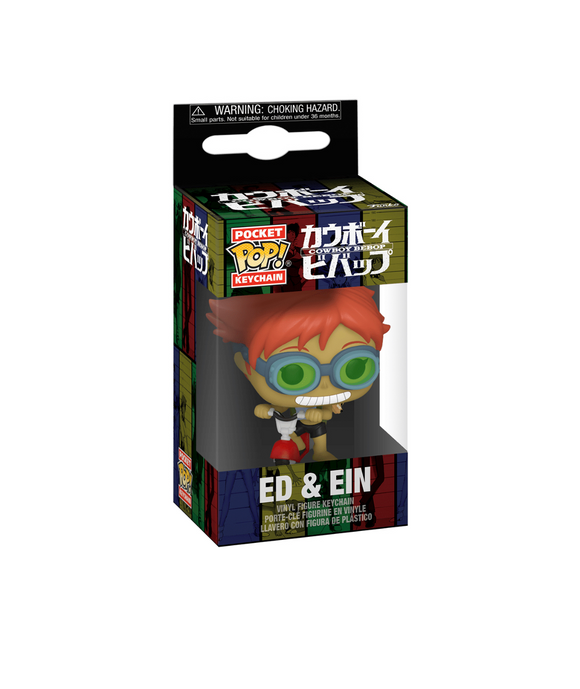 Pop Keychain: Cowboybebop- EdwardOnScooter w/Ein