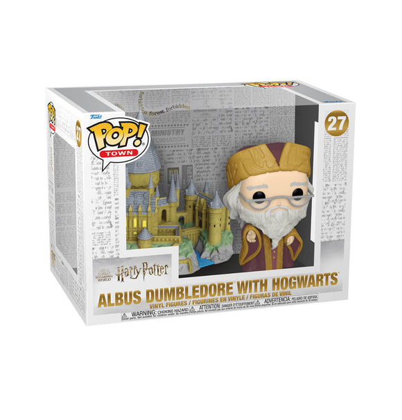 HP- Albus Dumbledore with Hogwarts